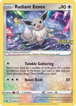 Radiant Eevee, SWSH: Sword & Shield Promo Cards