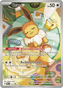 Eevee, the card the page is built around