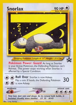 Snorlax, WoTC Promo