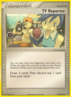TV Reporter, EX Dragon Frontiers